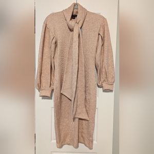 Black Halo Keoni Knit Scarf Sheath Dress